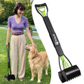 32 Inch Dog Pooper Scooper Long Handle for Large Dogs for Yard – No Bending Great on The Back, Ease of Pick Up, Convenient, Heavy Duty, Grass Friendly, Plastic, Green